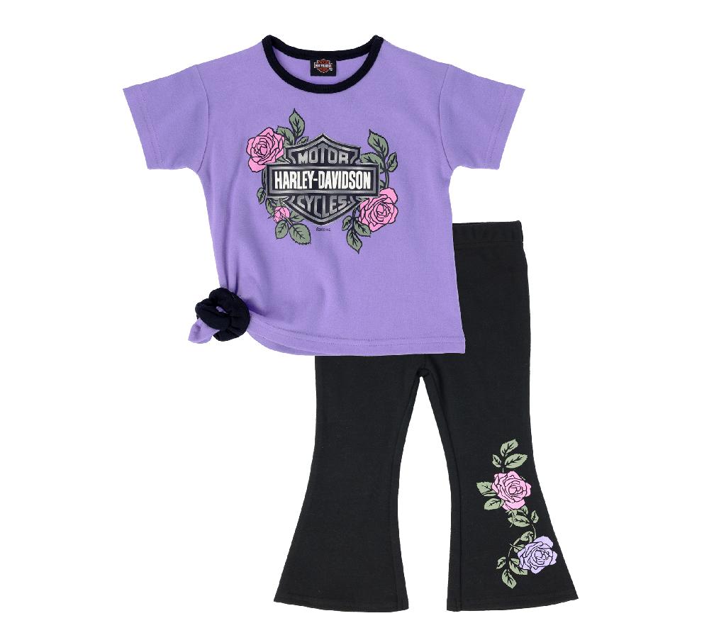 harley Infant Girls Knit Tee & Pant Set