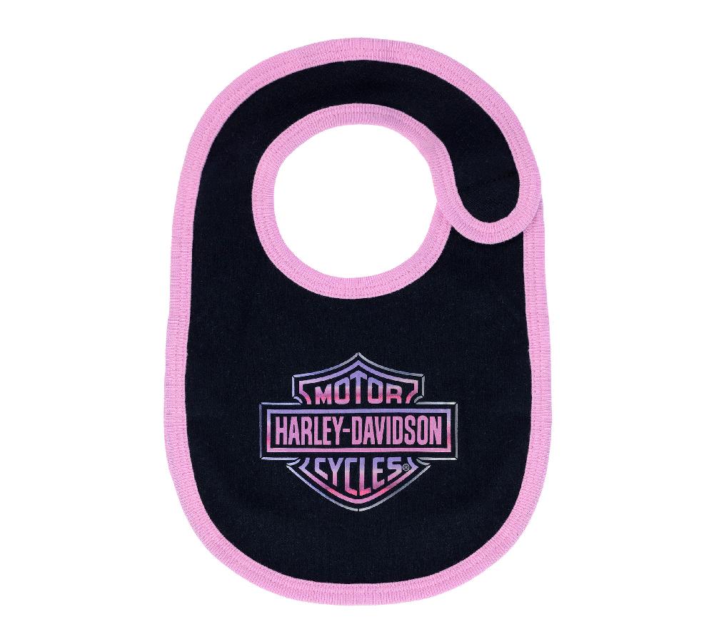 Harley Infant Girls Rib Bodysuit & Bib Set