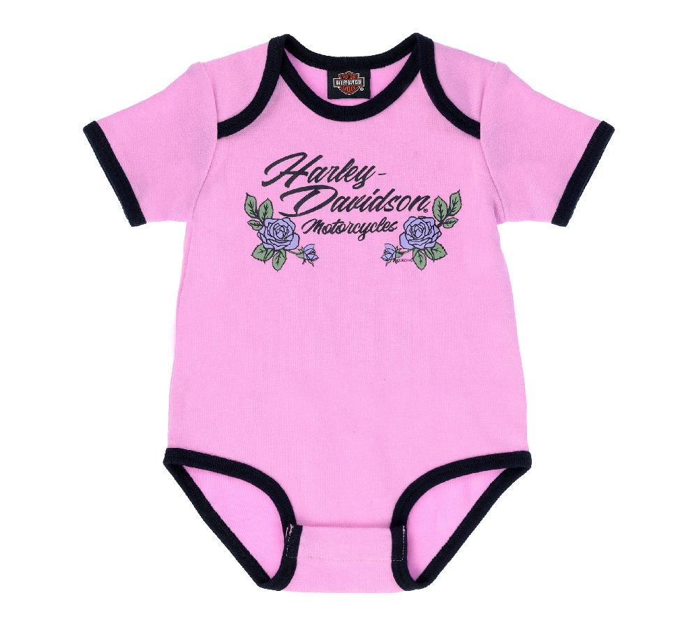 Harley Infant Girls Rib Bodysuit & Bib Set