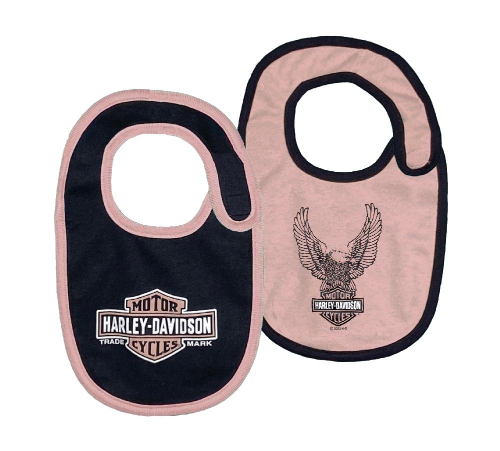 Harley Infant Girls's 2 Pack Bibs