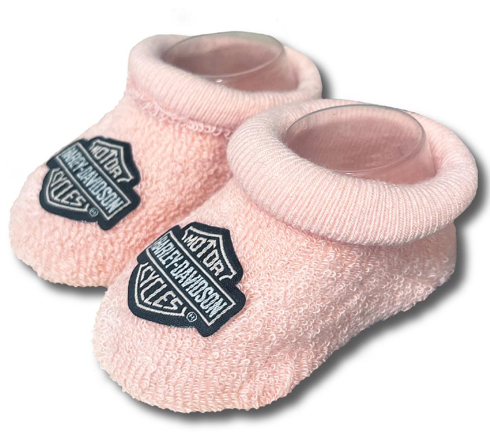 Harley Infant Girls's Bootie Socks In Dusty Pink