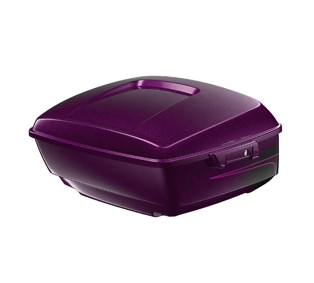 harley King Tour-Pak Luggage - Poison Berry Fade