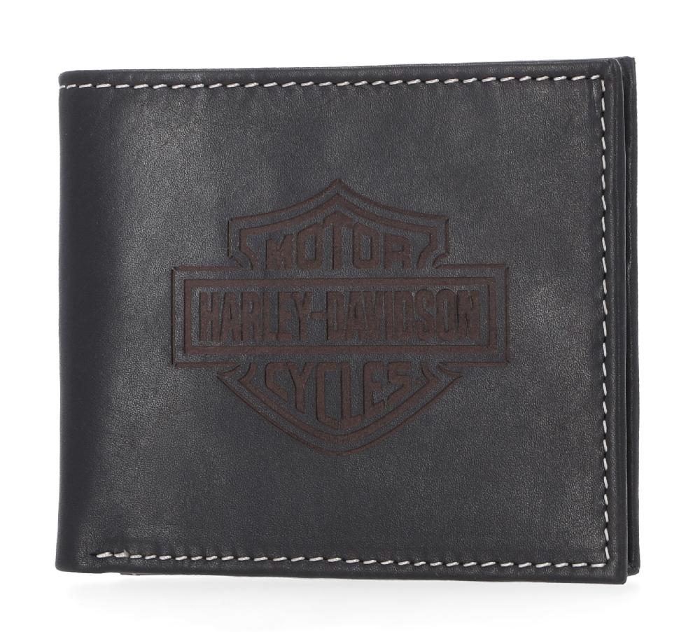 Harley Laser Logo Billfold Wallet