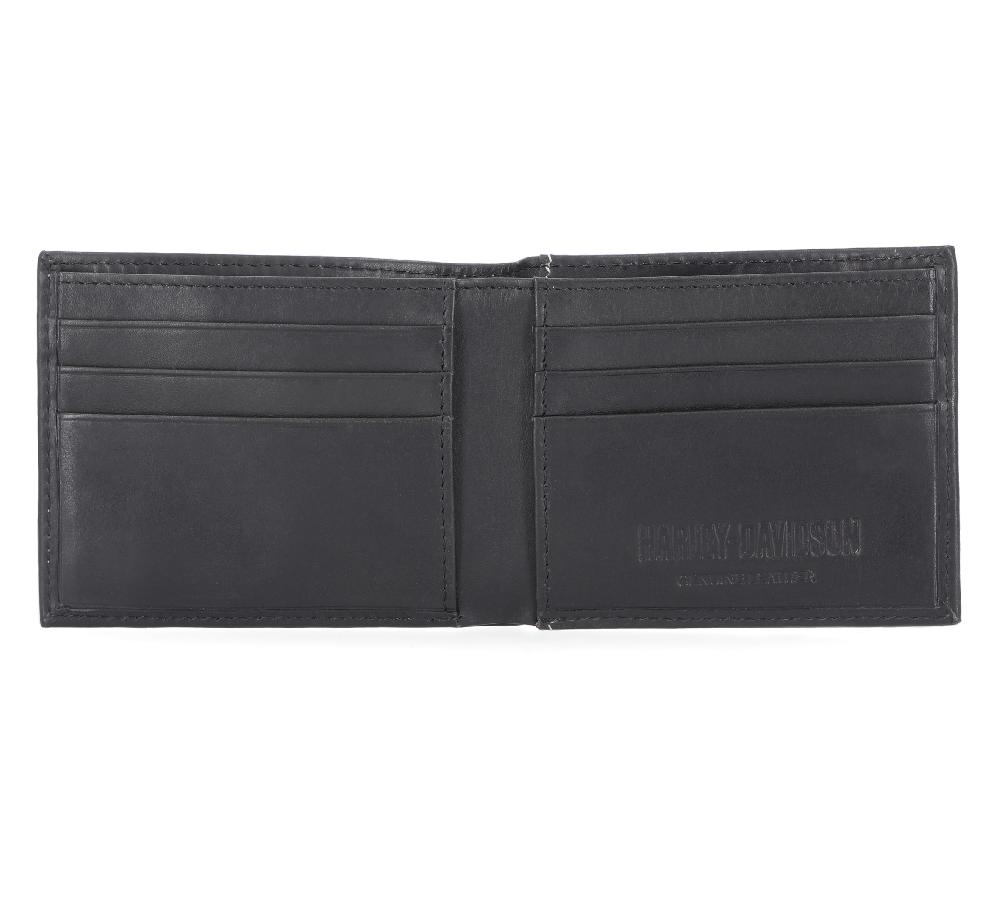 Harley Laser Logo Billfold Wallet