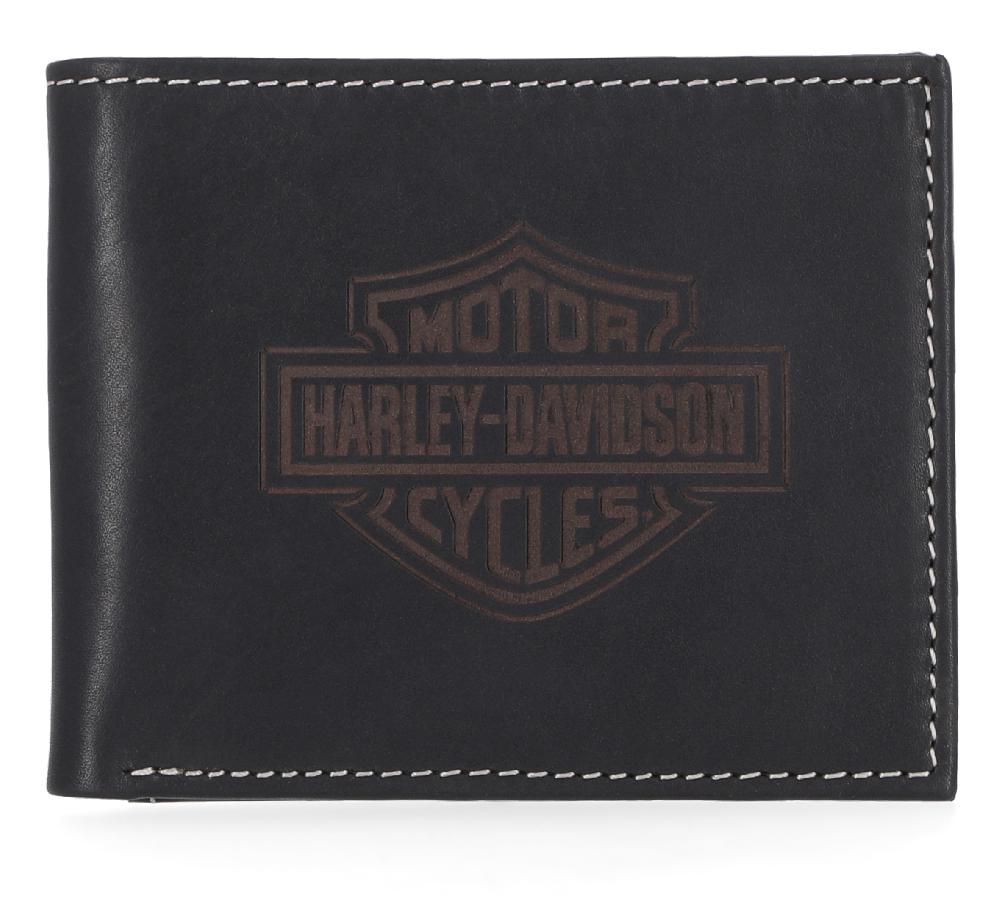 harley Laser Logo Billfold Wallet