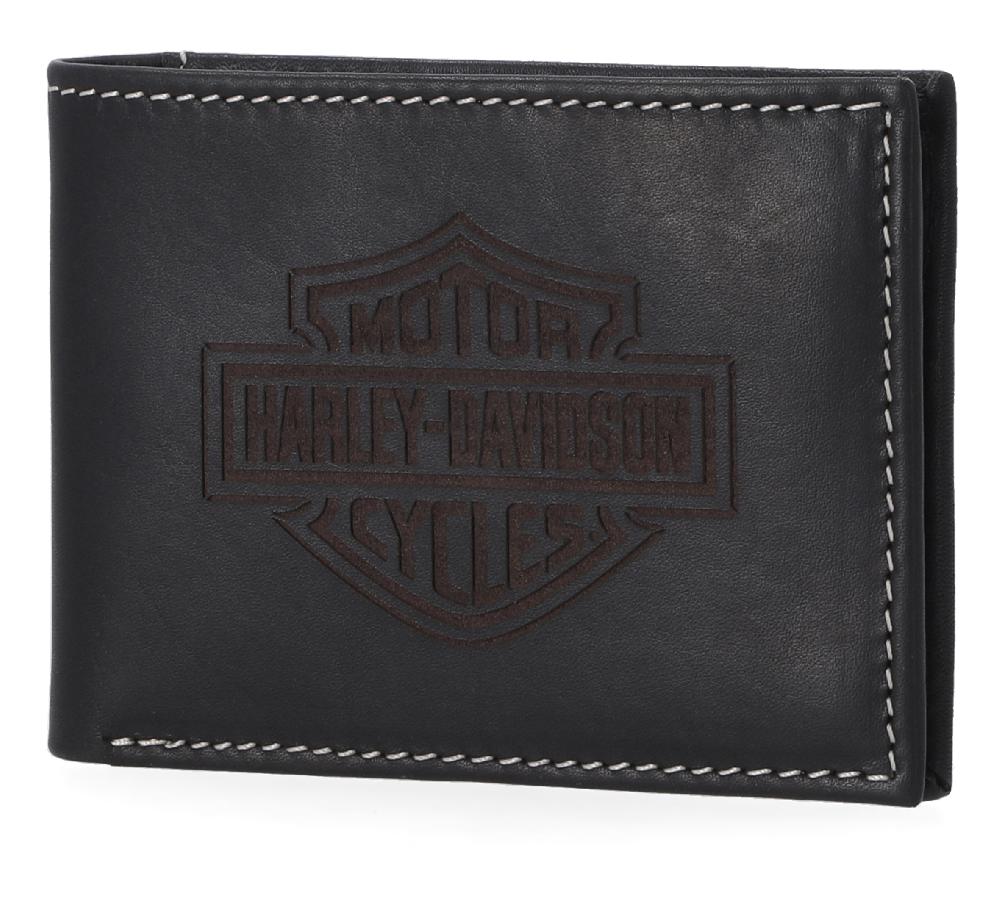 Harley Laser Logo Front Pocket Wallet