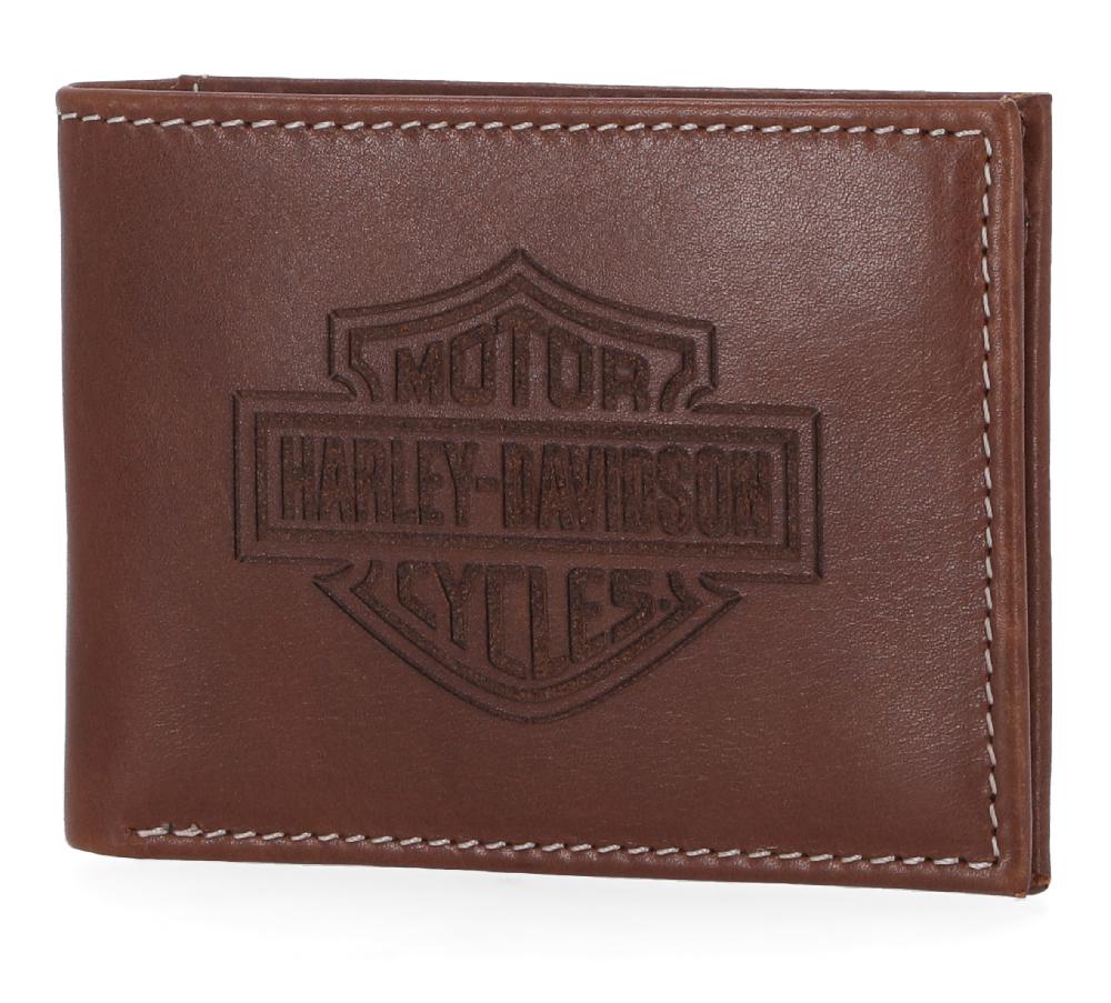 Harley Laser Logo Front Pocket Wallet