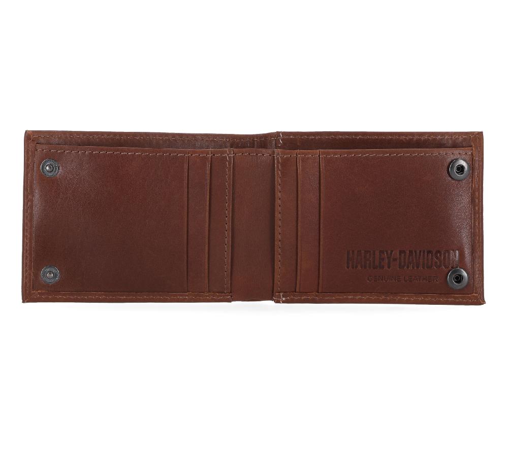 Harley Laser Logo Front Pocket Wallet