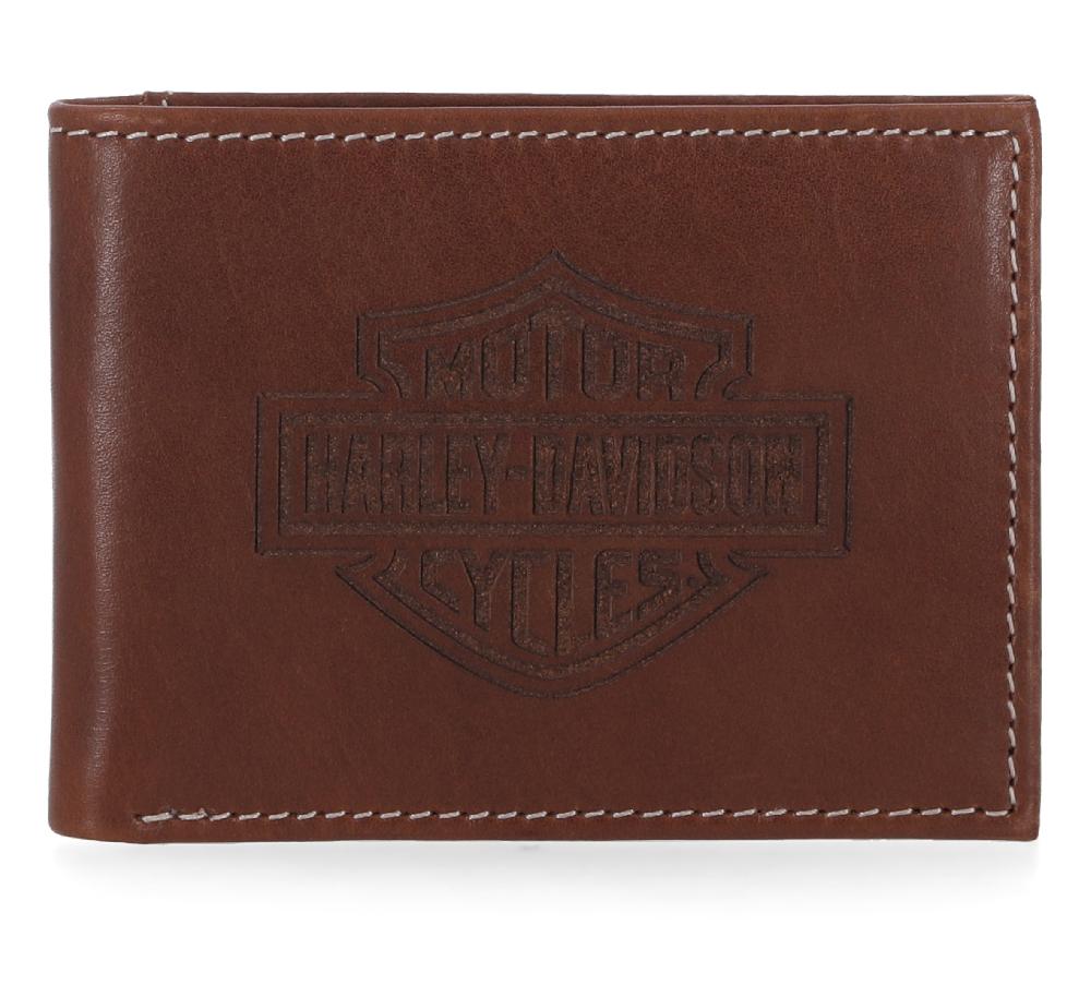 harley Laser Logo Front Pocket Wallet