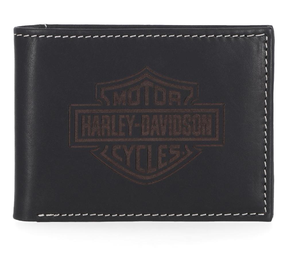 harley Laser Logo Front Pocket Wallet