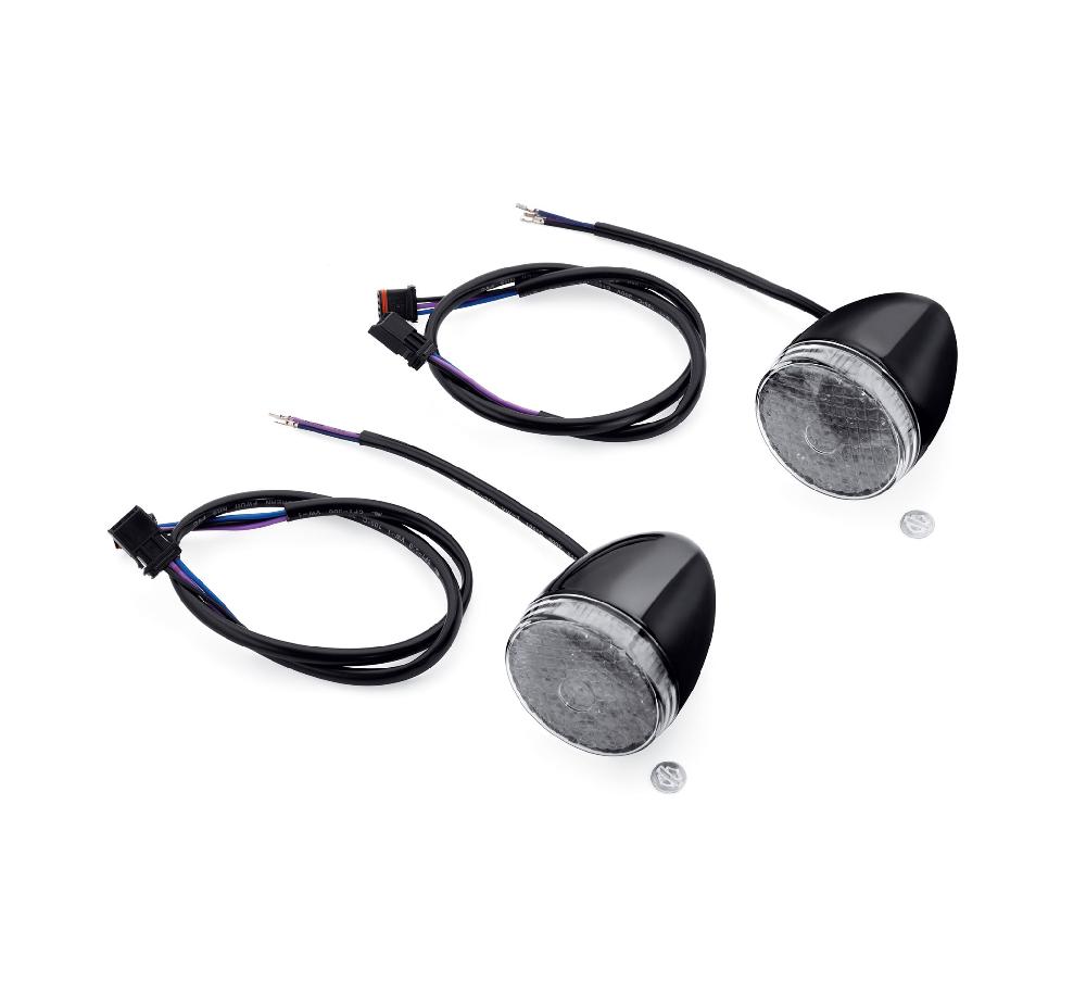 harley LED Bullet Turn Signal Kit - Front