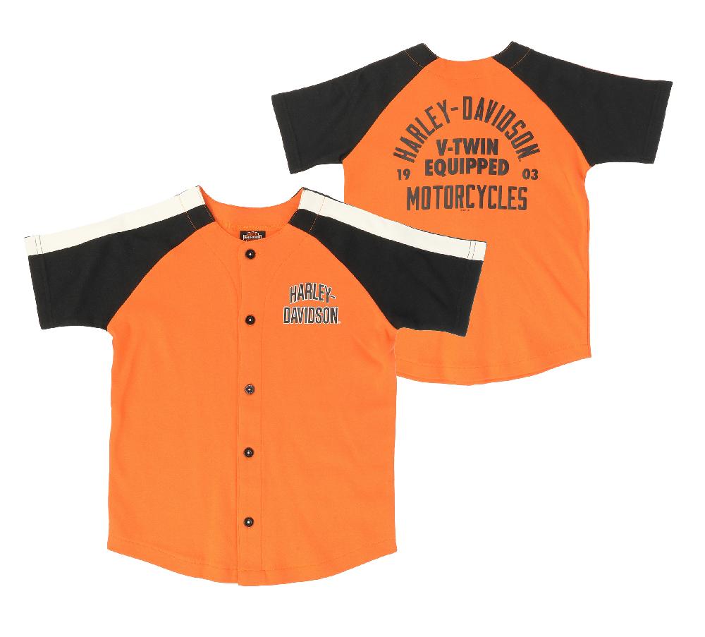 Harley Little Boys Baseball Tee