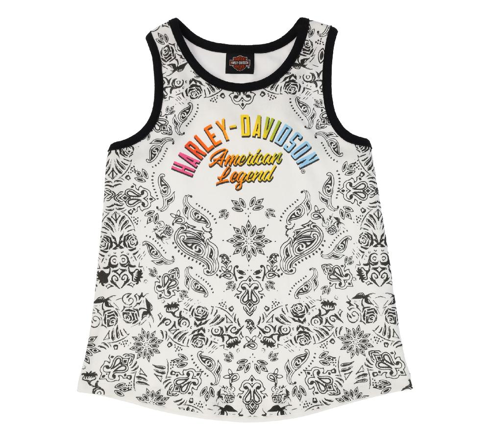 harley Little Girls Knit Racer Back Tank