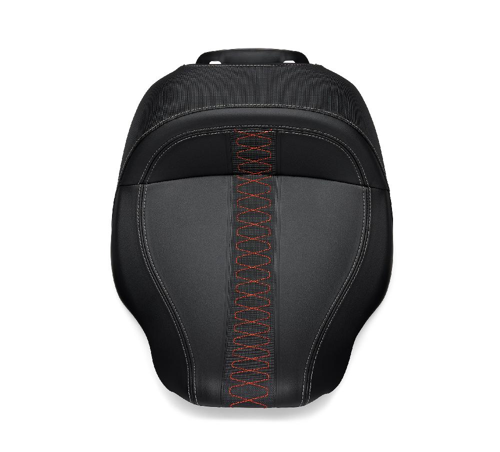 Harley Low-Profile Solo Touring Seat – Orange Stitch