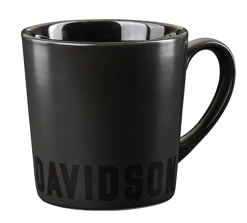 Harley Matte Black Coffee Mug