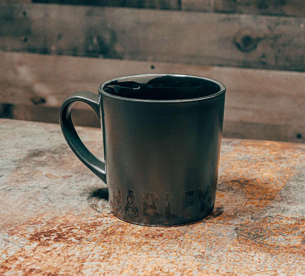 Harley Matte Black Coffee Mug