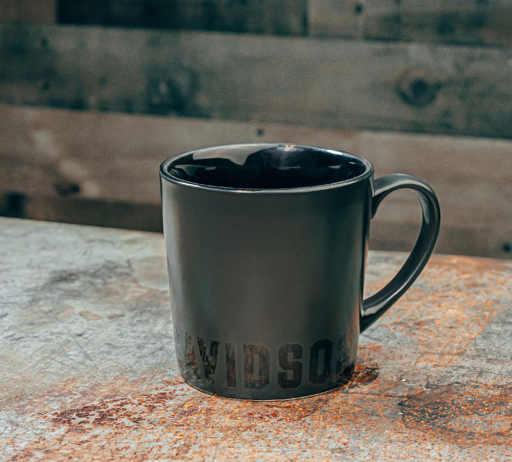 Harley Matte Black Coffee Mug
