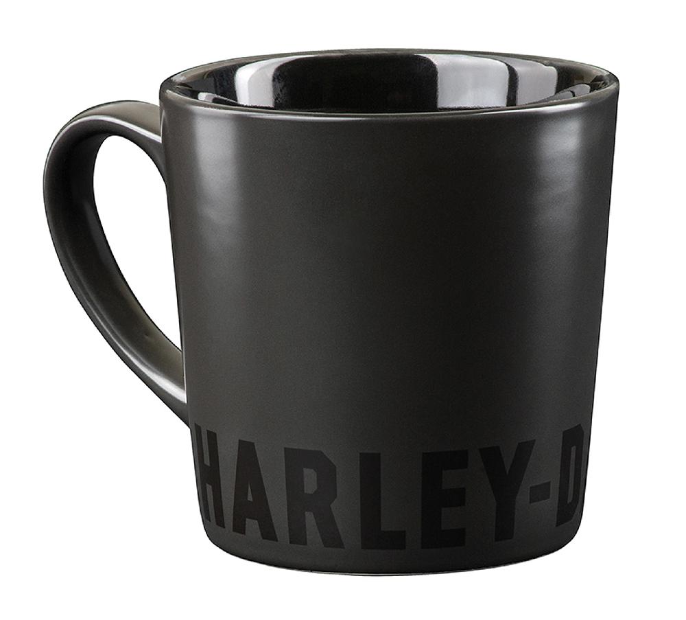 harley Matte Black Coffee Mug
