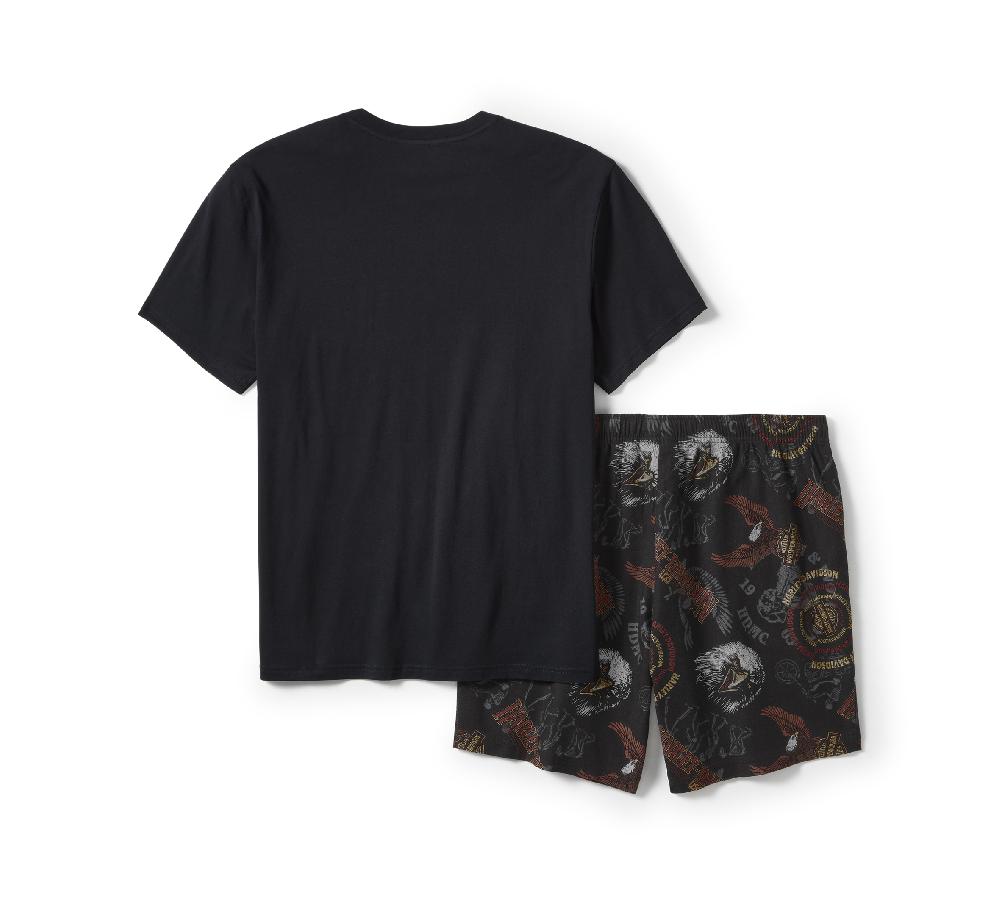 Harley Men's 80s Tank Pajama Shorts Set