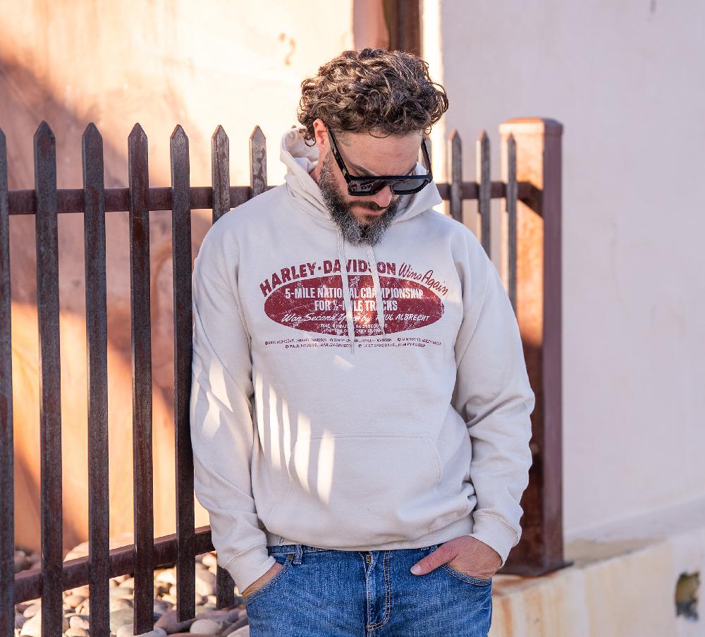 Harley Men's Archive Poster Midweight Hoodie