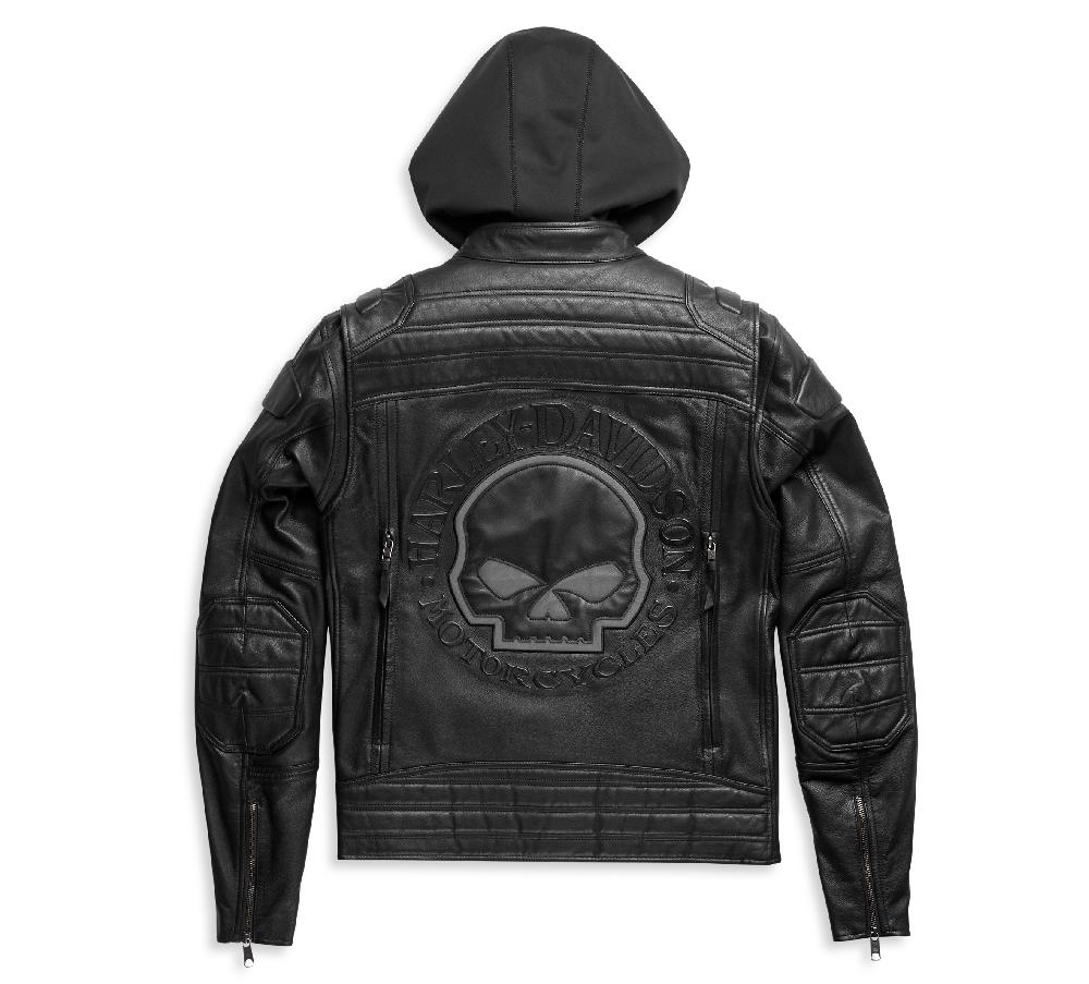 Harley Men's Auroral II 3-in-1 Leather Jacket