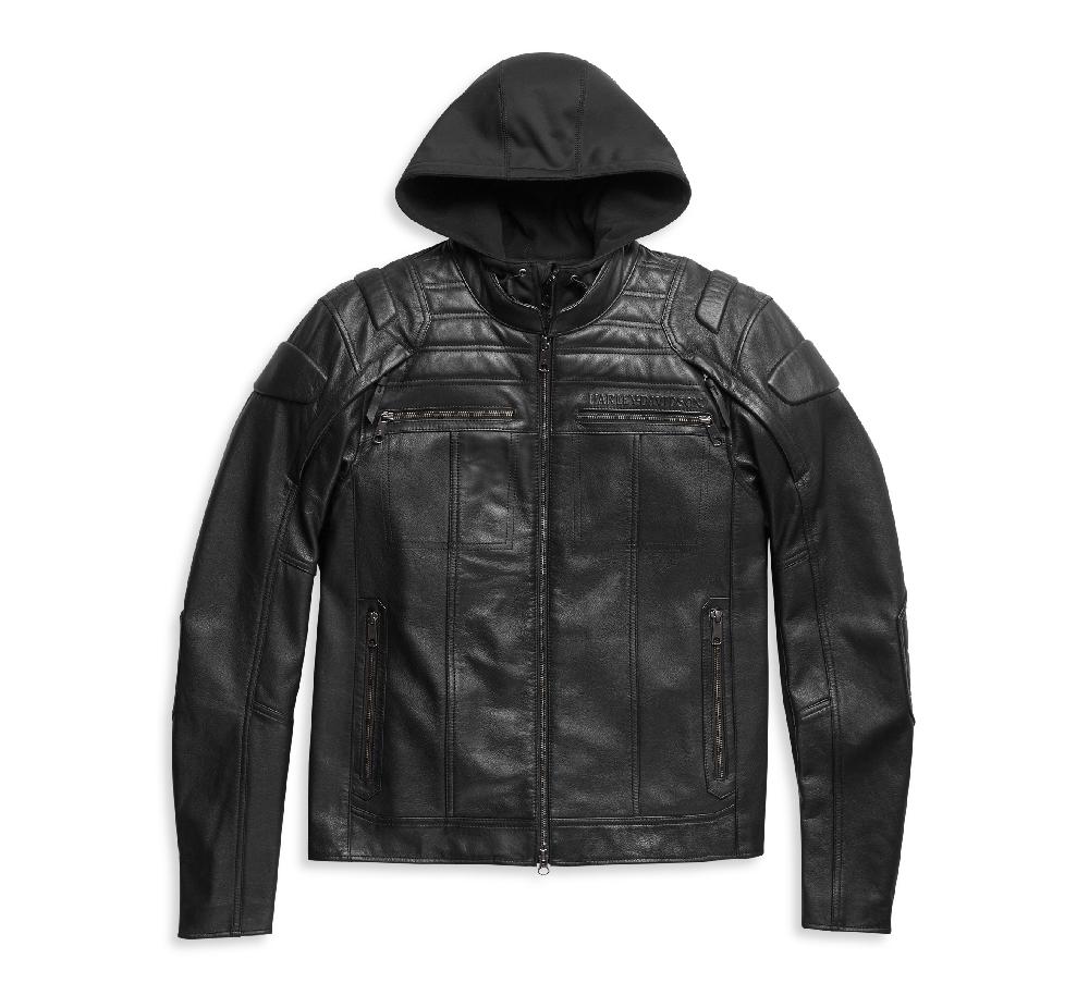 Harley Men's Auroral II 3-in-1 Leather Jacket