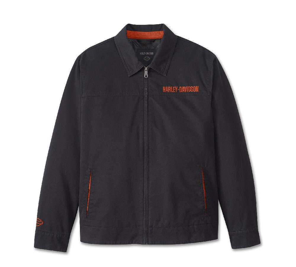harley Men's Bar Font Jacket