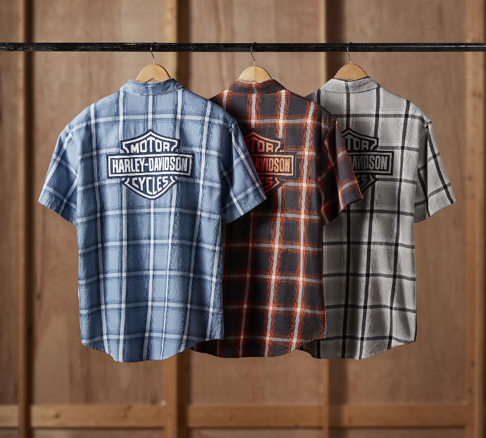 Harley Men's Bar & Shield Staple Short Sleeve Shirt