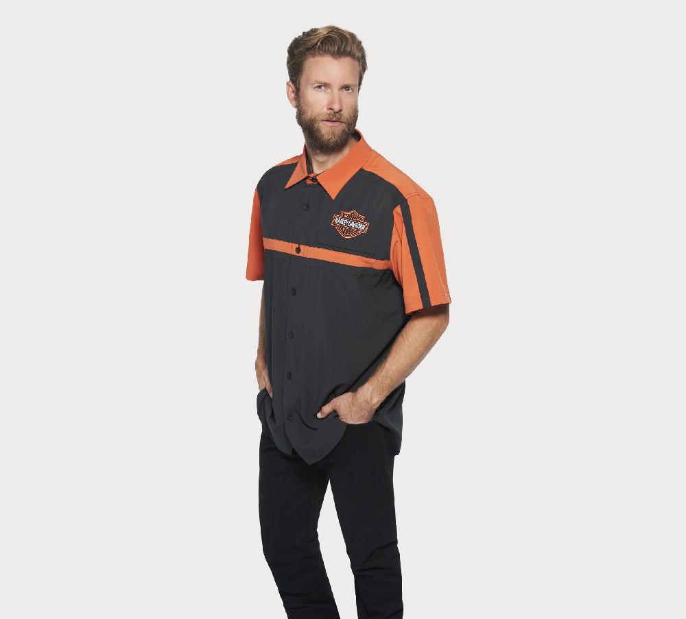 Harley Men's Coolcore Bar & Shield Shirt