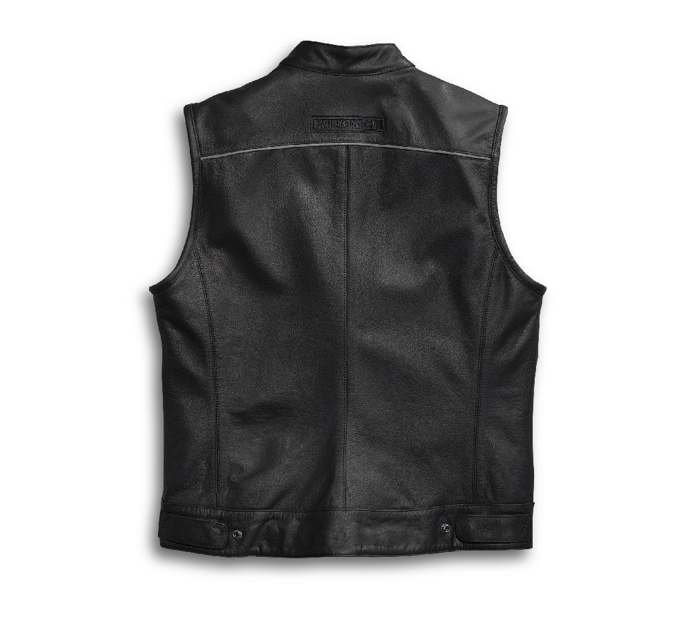 Harley Men's Foster Leather Vest