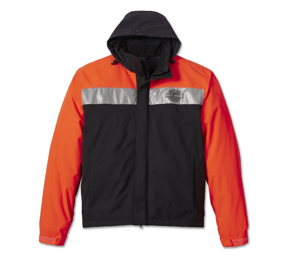 harley Men's Full Speed II Waterproof Rain Jacket