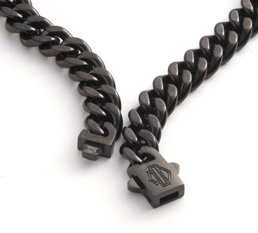 Harley Men's H-D Logo Curb Bracelet