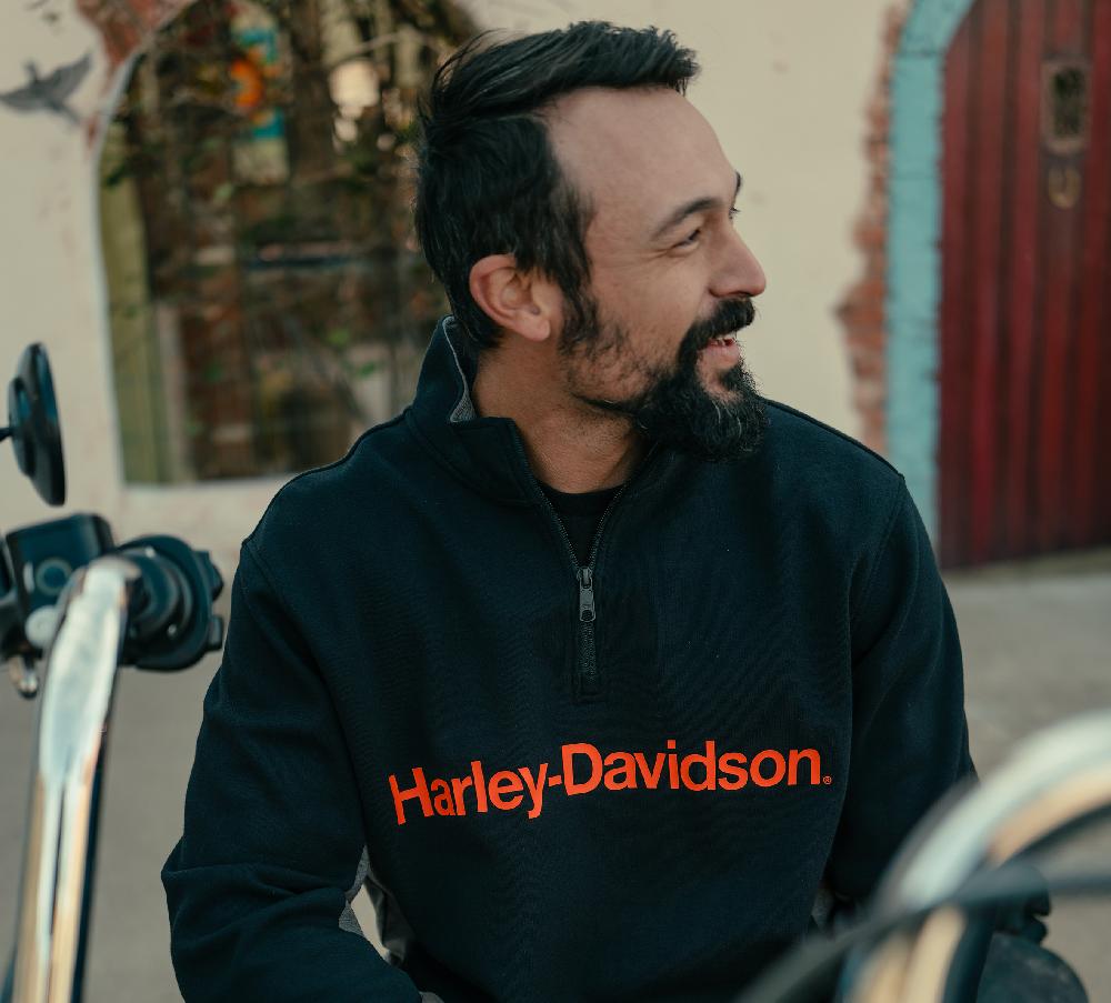 Harley Men's H-D® TECH 1/4 Zip Fleece