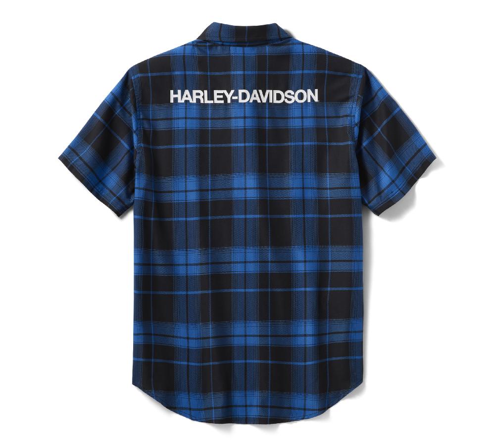 Harley Men's H-D® TECH Coolmax® Plaid Shirt