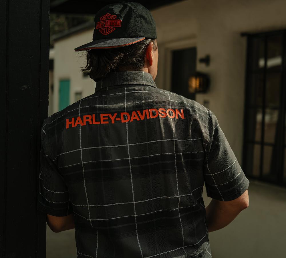 Harley Men's H-D® TECH Coolmax® Plaid Shirt