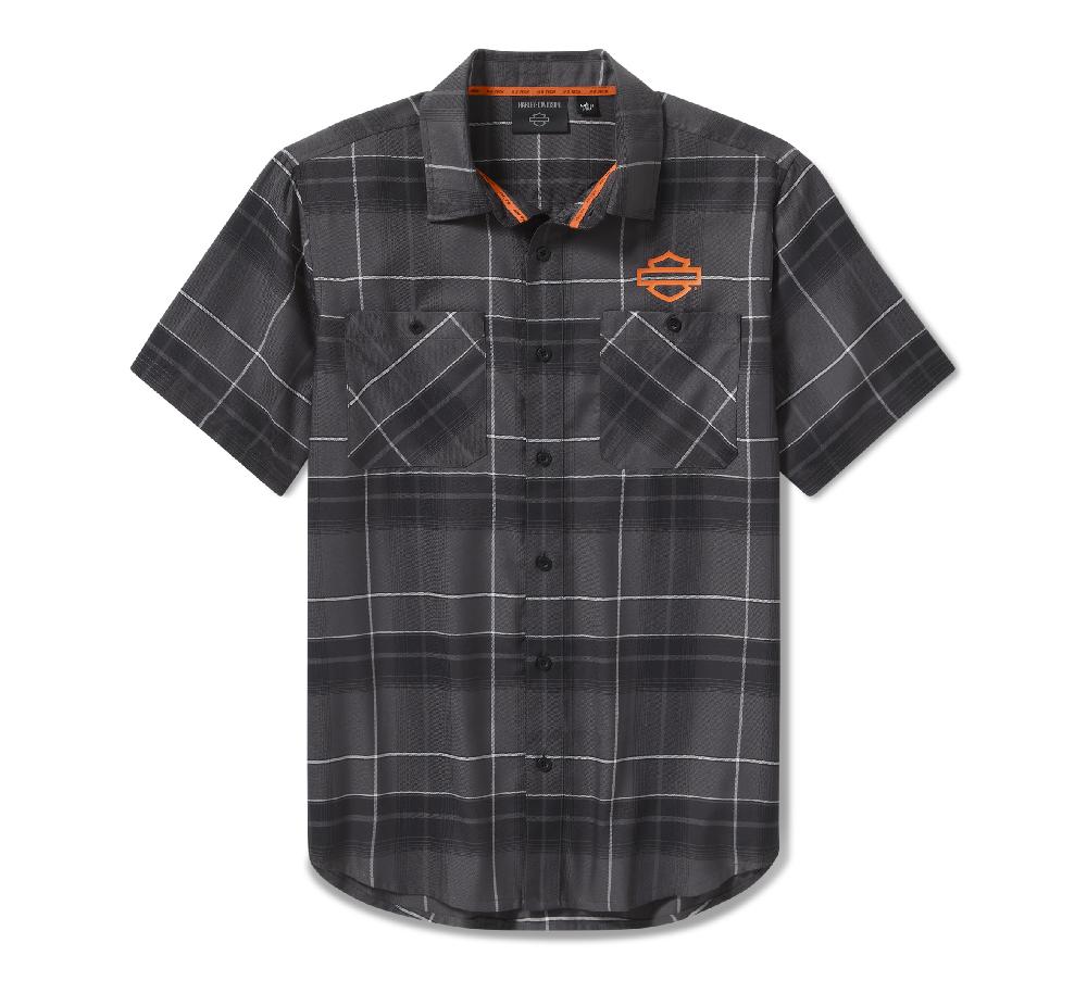 harley Men's H-D® TECH Coolmax® Plaid Shirt