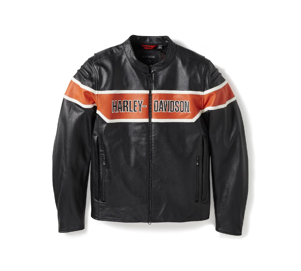 harley Men's H-D® Trenton Leather Riding Jacket
