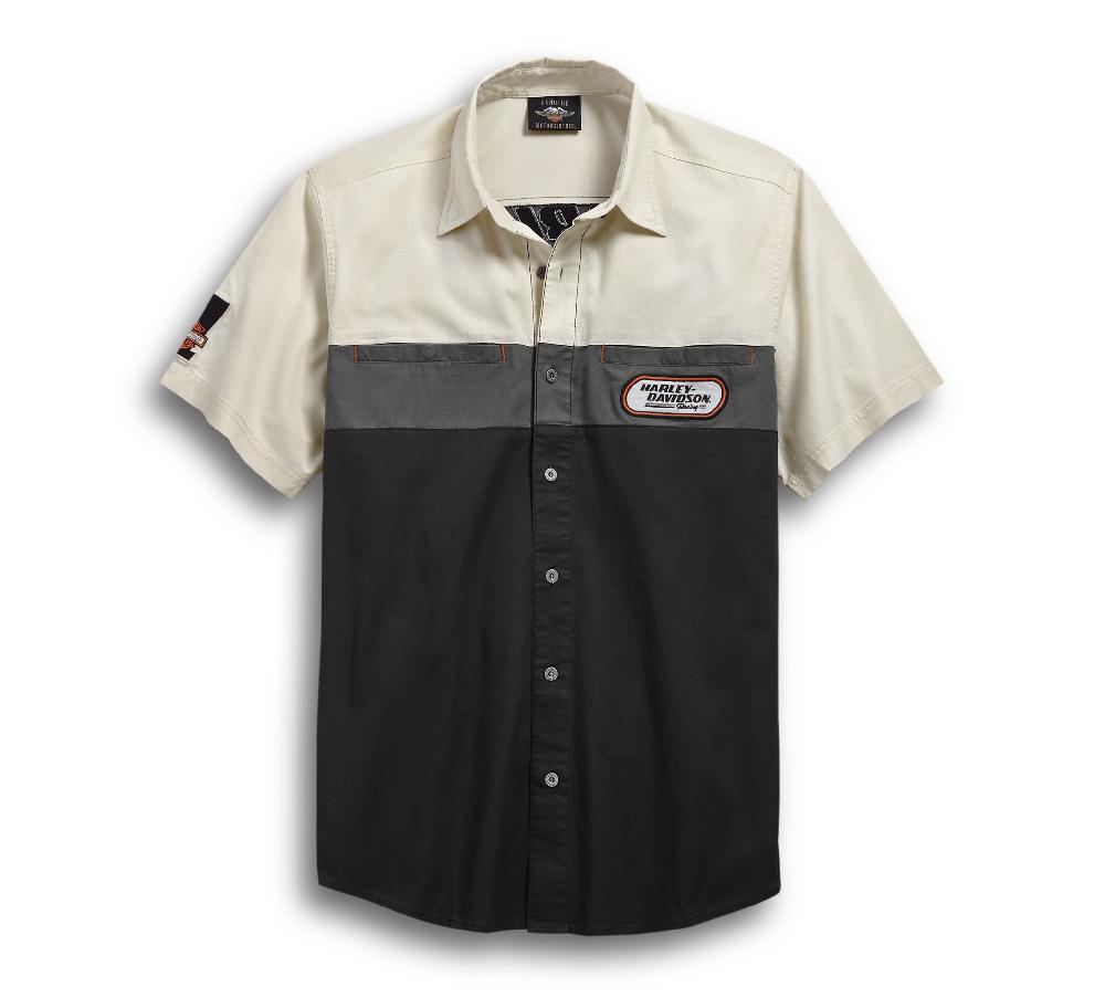 harley Men's H-D Racing Colorblock Shirt