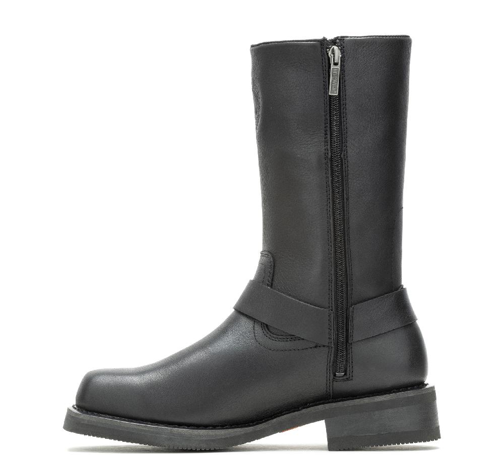 Harley Men's Hustin Waterproof Riding Skull Boot