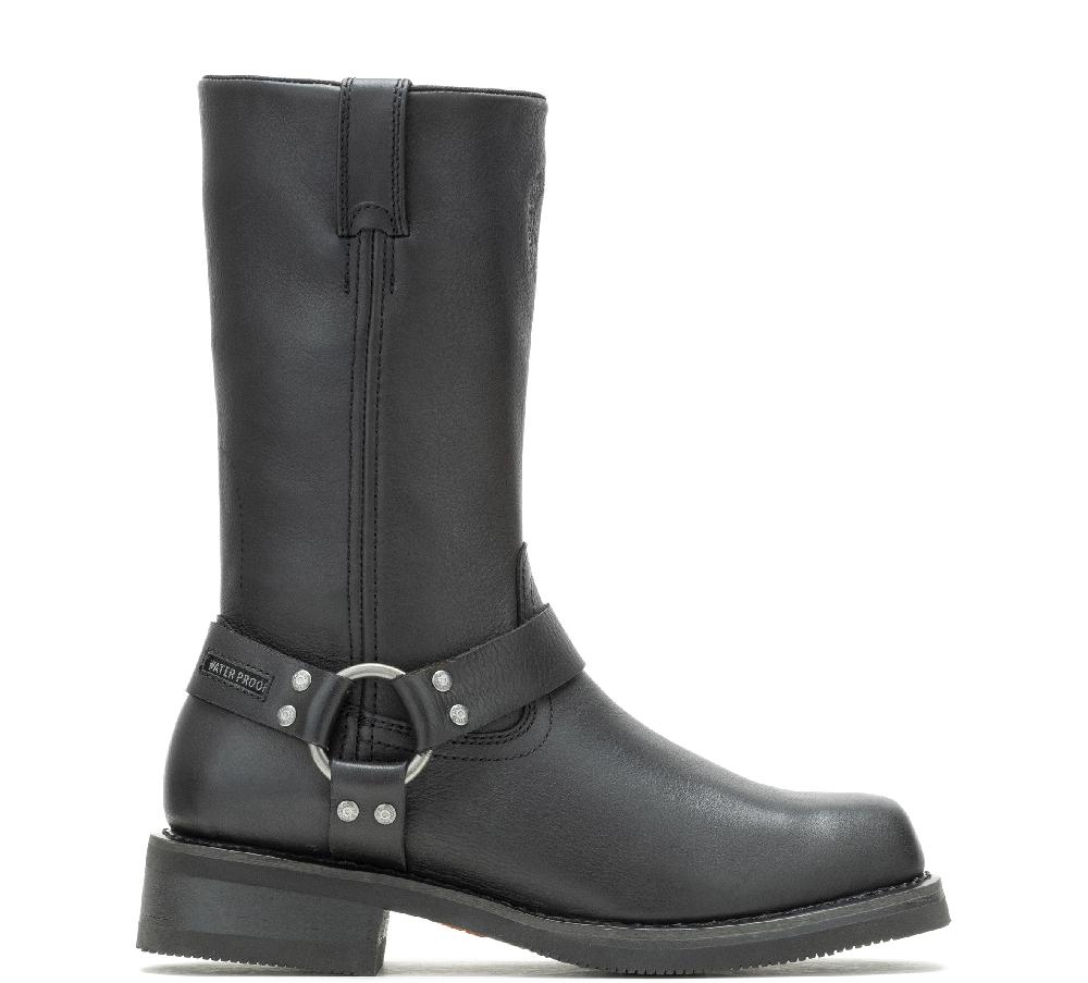 harley Men's Hustin Waterproof Riding Skull Boot