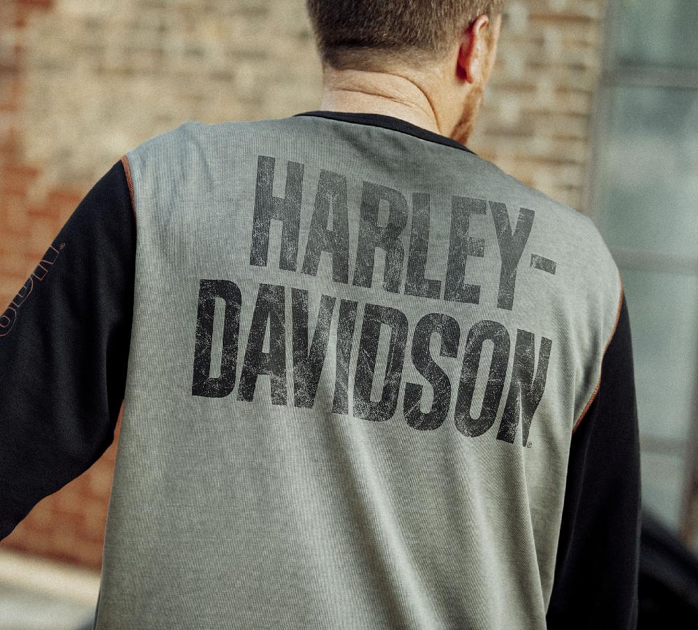 Harley Men's Iron Bar Henley