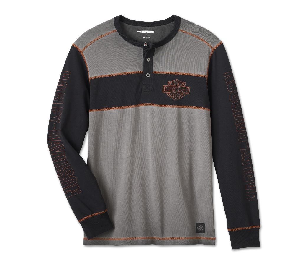 harley Men's Iron Bar Henley