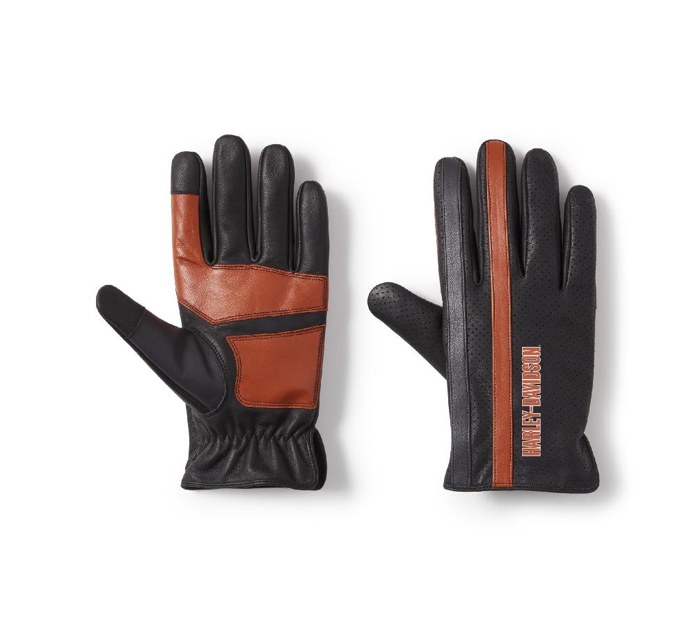 harley Men's Legacy Perforated Leather Gloves