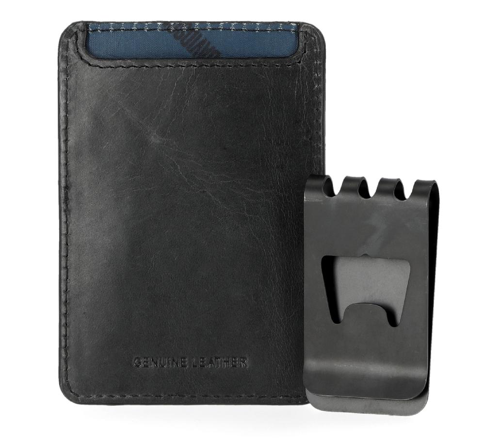 Harley Men's Modular Leather Money Clip Wallet