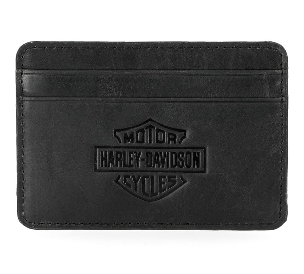 harley Men's Modular Leather Money Clip Wallet