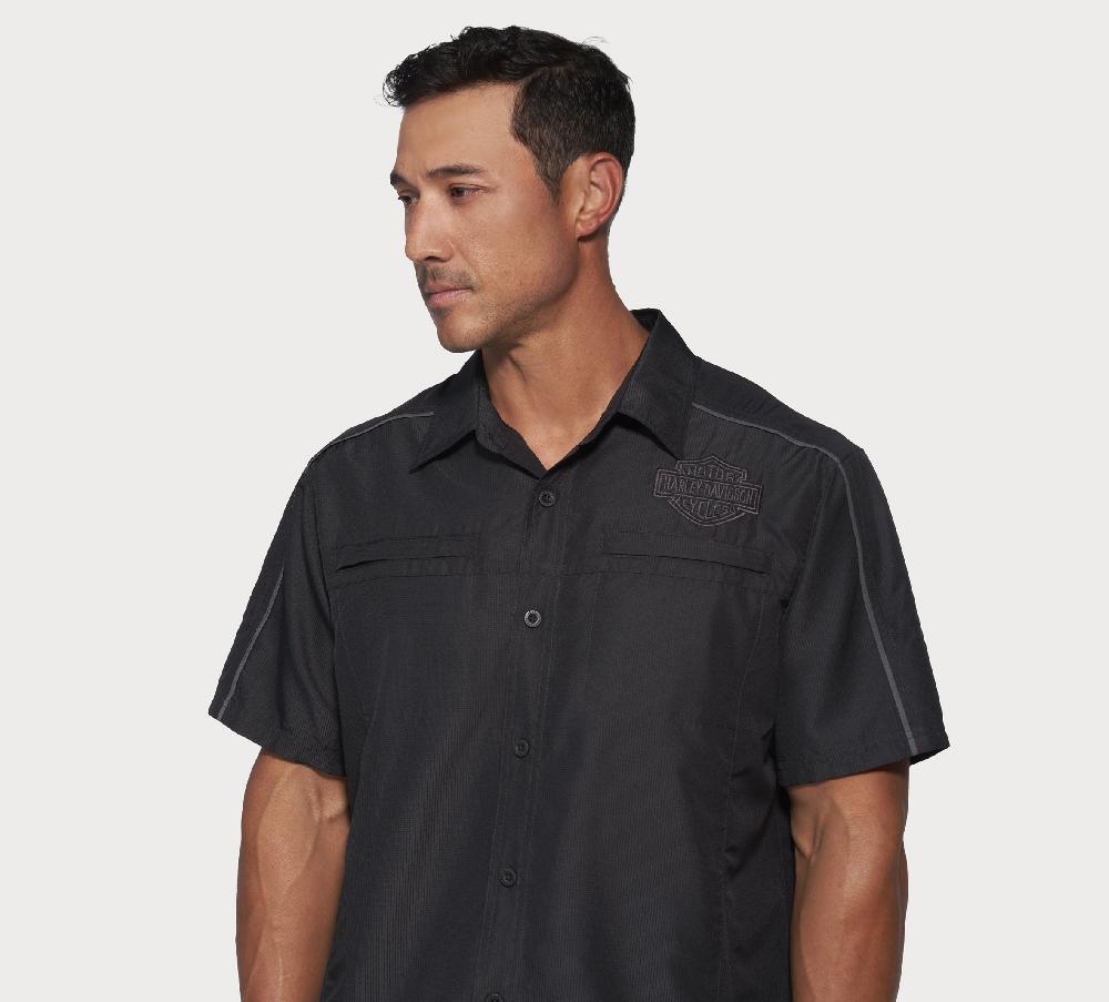 Harley Men's Performance Bar & Shield Shirt