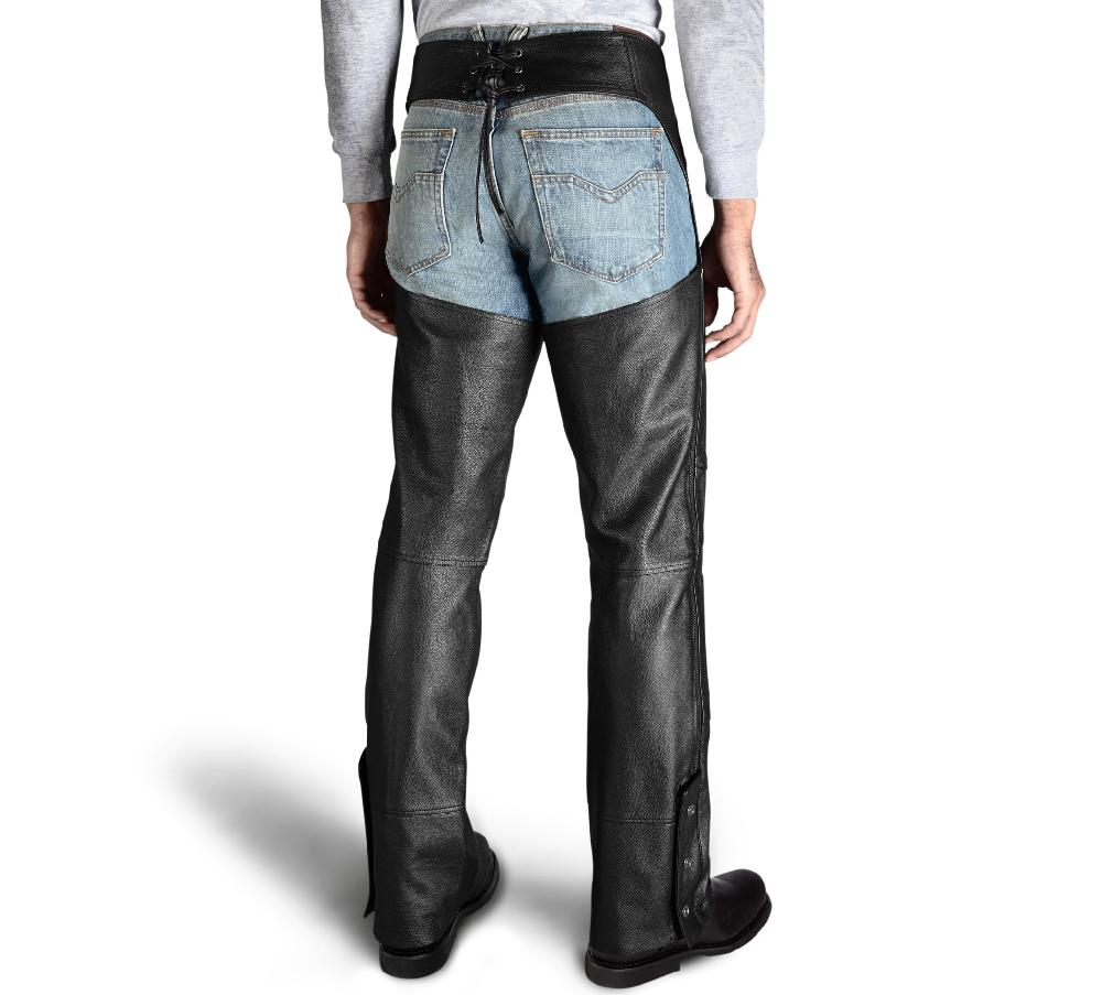 Harley Men's Stock II Leather Chaps