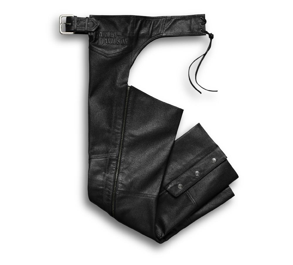 Harley Men's Stock II Leather Chaps