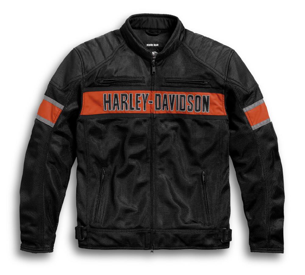 harley Men's Trenton Mesh Riding Jacket