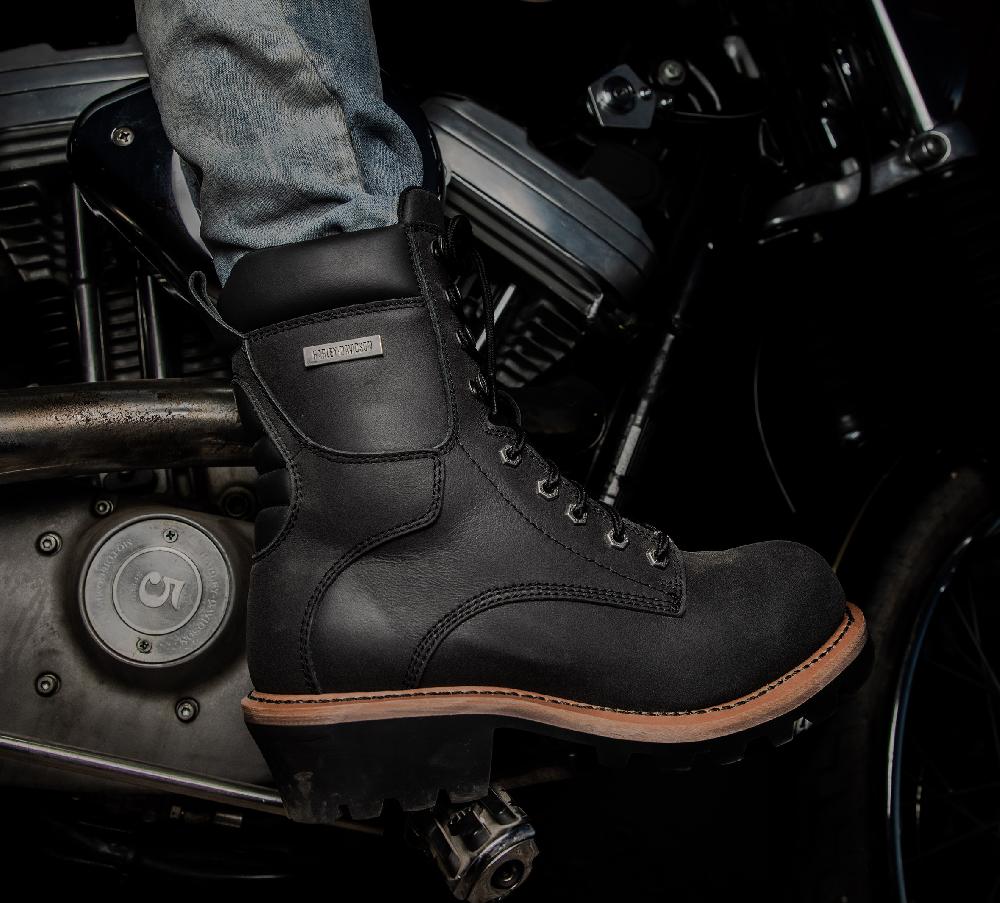 Harley Men's Tyson Leather Flash Riding Boot